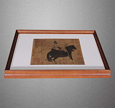 丹巴书画装裱配框服务案例